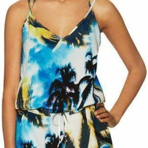 Suboo - Palm Print Playsuit